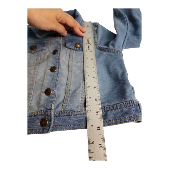 Issac Mizrahi Little Girls Denim Jean Jacket Sz XS (4) Cowgirl School Streetwear - Picture 4 of 9